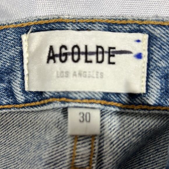 AGOLD 5 POCKET BLUE DENIM JEANS HIGH RISE NEW SIZE 30 - Picture 7 of 10